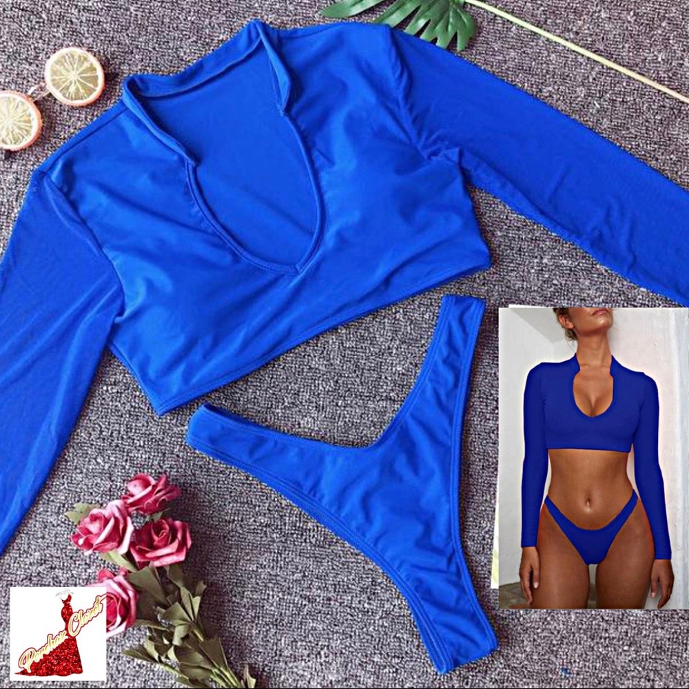 Blue bikini 2 piece